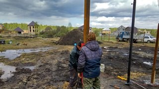 Заказать монтаж винтовых свай в Лобня - цена под ключ с доставкой от 1837 шт