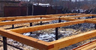 Пол на винтовых сваях Лобня цена от 15302 руб.