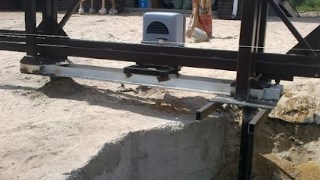 Купить сваи для ворот в Лобня. Заказать ворота на сваях под ключ от 21423 руб